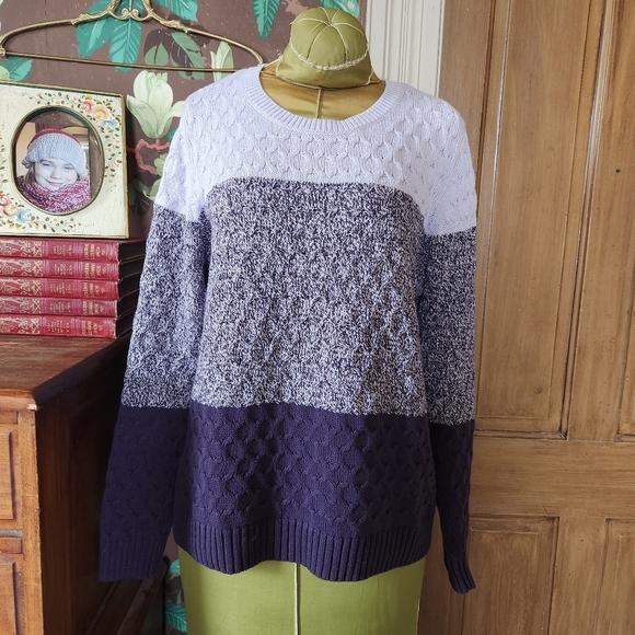 CROFT & BARROW Knit Sweater Size Large - Picture 1 of 9